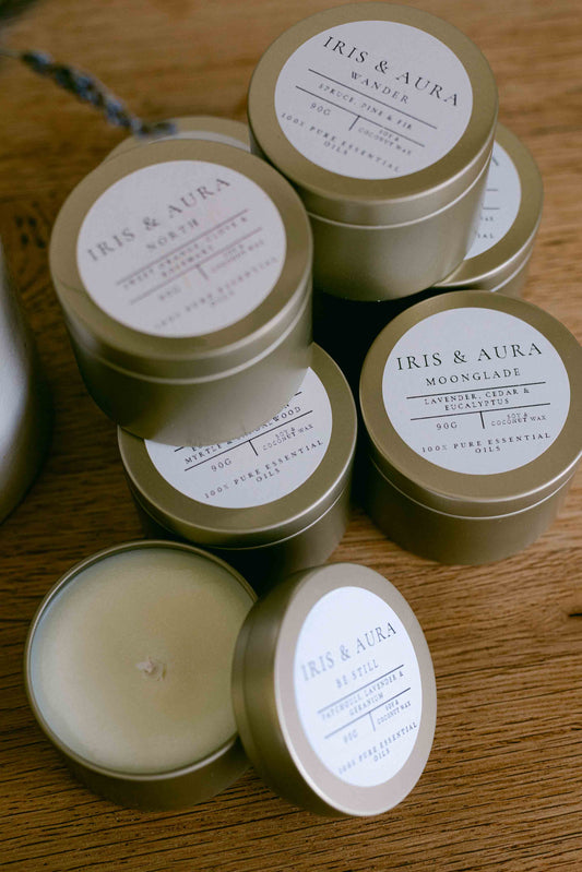 Essential Oil Candle Travel Tins