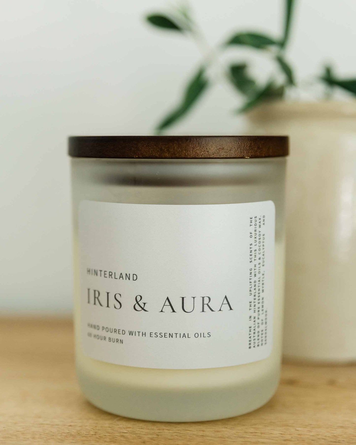 Hinterland | Lemon Myrtle, Eucalyptus & Sandalwood Essential Oil Candle